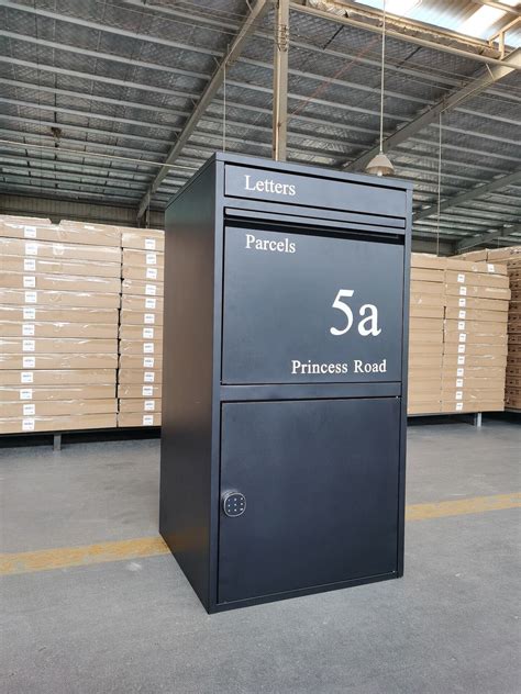 odm large metal box|Package Delivery Box for Outside, Freestanding .